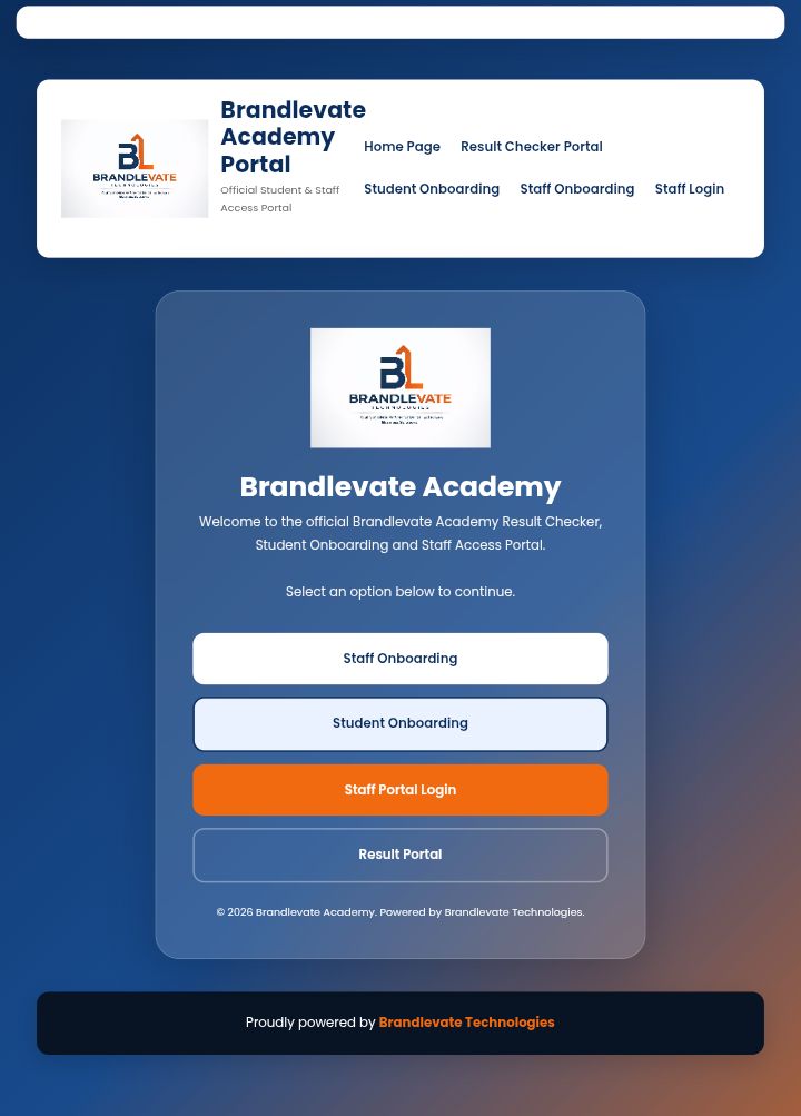 Brandlevate Result Checker Pro (BRCP) result screen